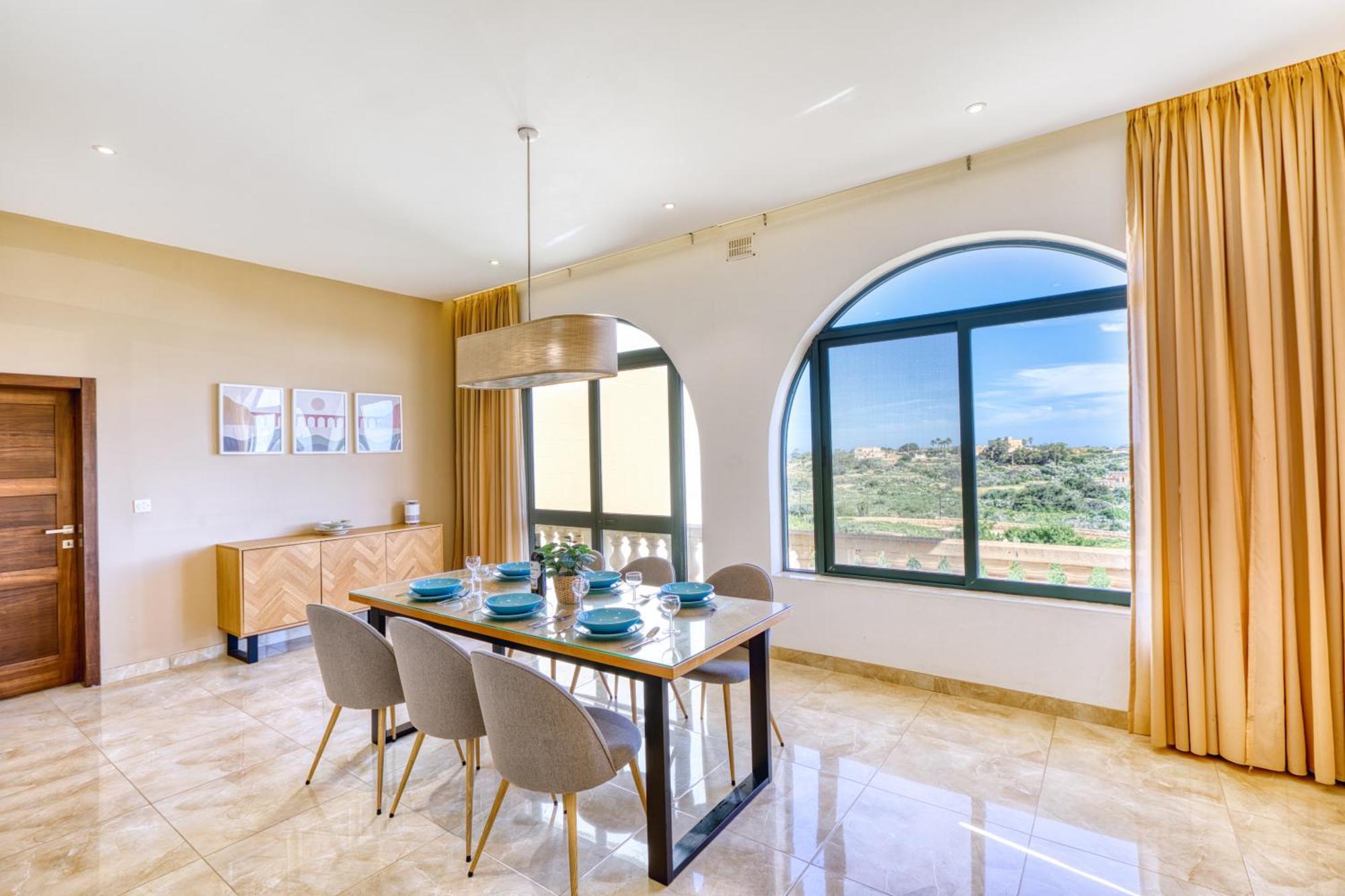 Spacious, Bright, Valley & Sea View Maisonette Xaghra Exterior photo