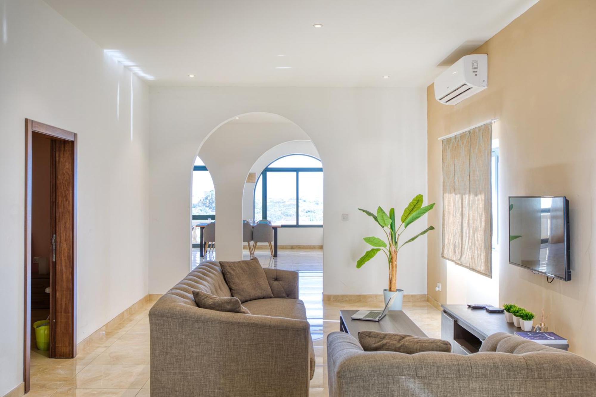 Spacious, Bright, Valley & Sea View Maisonette Xaghra Exterior photo